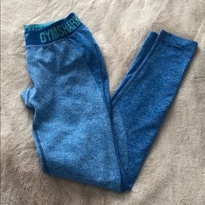 Gymshark Knit Flex Leggings (Blue)